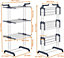 Foldable Clothes Airer 3 Tier Horse Drying Rack Stand Laundry Washing Drier Line