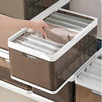 Foldable  Clothes Organizer Closet Storage Box with 9 Dividers