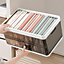 Foldable  Clothes Organizer Closet Storage Box with 9 Dividers