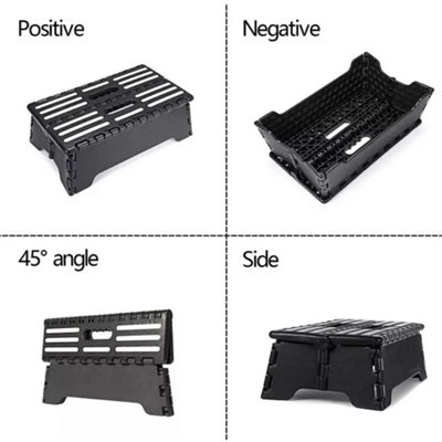 FOLDABLE ELDERLY DISABILITY DOOR WALKING ANTI SLIP HALF STEP STOOL ...