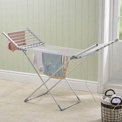 Foldable Electric Laundry Drying Rack with Heated Wings, Energy ...