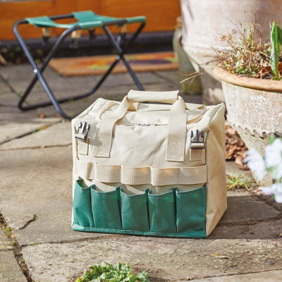 Foldable Hobby Seat - Portable Stool with Metal Frame & Storage Bag for ...