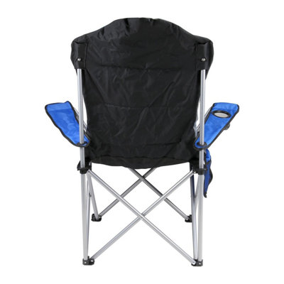 Oversized Camping Folding Chair Heavy Duty Support 265LB Beach Chairs