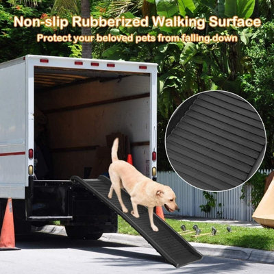 Foldable Ramps, Portable Pet Ramp with Non-slip, Easy-Fold Lightweight