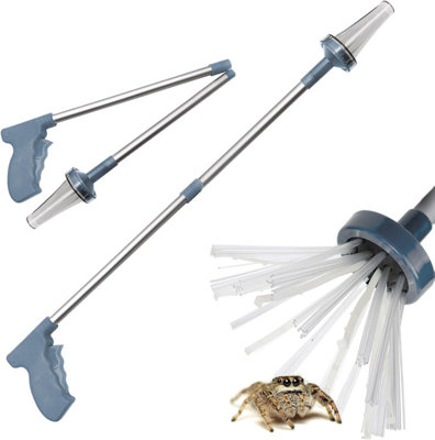 Foldable Spider Catcher 83cm Long Handle Insect Bug Catcher Tool Humane ...