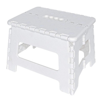Foldable Step Stool with Handle, Portable Design for Kids and Adults, Ideal for Kitchen and Garden