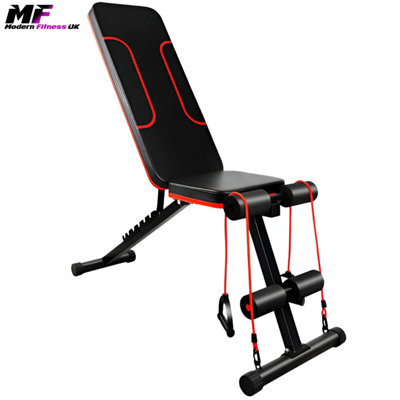 Foldable Weight Bench Adjustable Space Saving Workout Bench