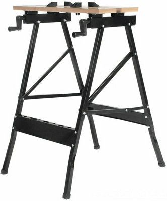 Foldable Workbench Portable Clamping Work Table Heavy Duty Steel Frame ...