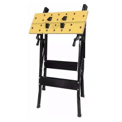 FOLDABLE WORKBENCH PORTABLE WOOD BENCH WORK CLAMPING FOLDING MDF ...