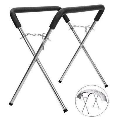 Foldaway Body Shop Trestle Table Panel Stand Adjustable Bumper ...