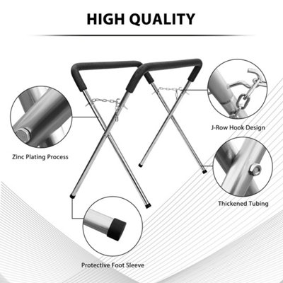 Foldaway Body Shop Trestle Table Panel Stand Adjustable Bumper ...