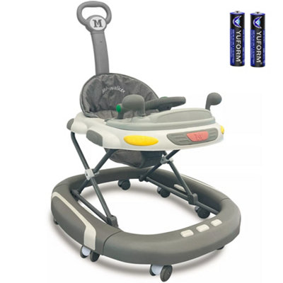 Folding Baby Activity Walker & Rocker 2-in-1 with Music Tray, First ...