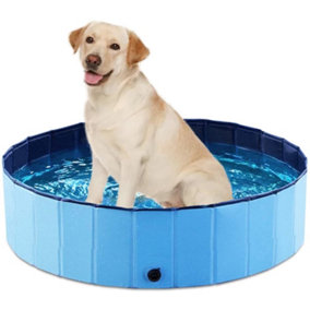 Folding bath pool for pets and kids
