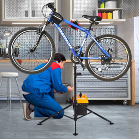Folding Bike Cycle Bicycle Maintenance Repair Stand Display Rack Tool Adjustable