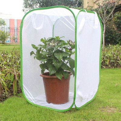 Folding Collapsible Ventilated Insect Cage Light Transmission Mesh Cage ...