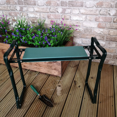 Folding Garden Gardening Padded Kneeler and Seat DIY at B Q