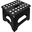 Folding Handy Step Stool - For Home, Kitchen, Bathroom, Office 130Kg Flat Storage Multi Use Portable Footstool, Holds Upto 120kg