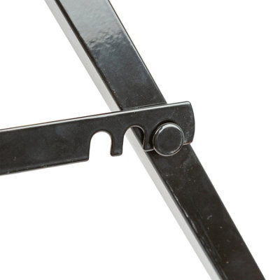 Folding Iron Log Saw Horse - Black - 5