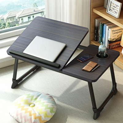 Electric Table/Desk Portable Fans Folding Laptop Table With Storage ...