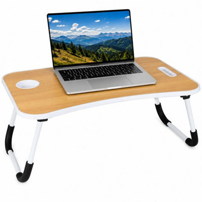 Folding Laptop Table Desk Stand Tray