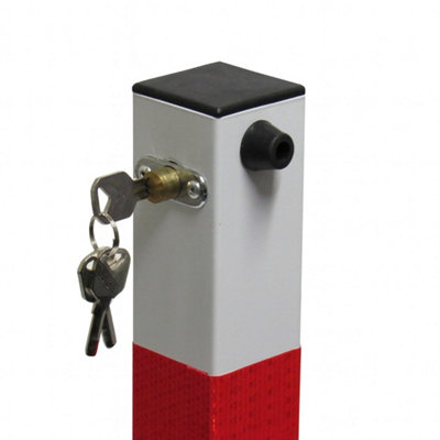 Folding Lockable Parking Barrier Bollard (Foldable Car Park Post ...