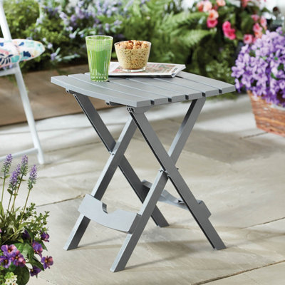 Folding Outdoor Table, Waterproof, Lightweight Under 2kg, Compact Storage, Ideal for Small Gardens, Balconies, or Gatherings