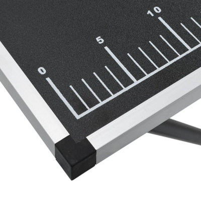 Folding Pasting Table MDF and Aluminium 300x60x78 cm