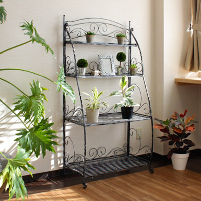 Folding Plant Stand 4 Shelf VegTrug