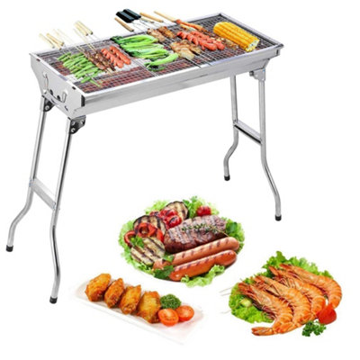 Folding Portable Garden BBQ Grill DIY at B Q