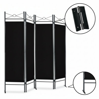 Folding Room Divider Partition Wall Privacy Screen Space Separator ...