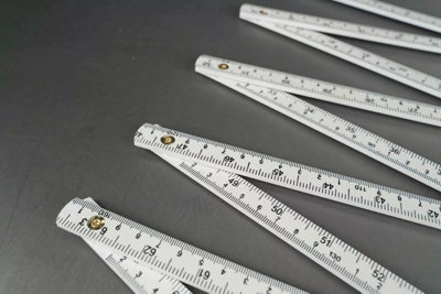 Folding ruler 2m Carpenter Zig Zag Fibreglass Ruler cm, mm & inches ...
