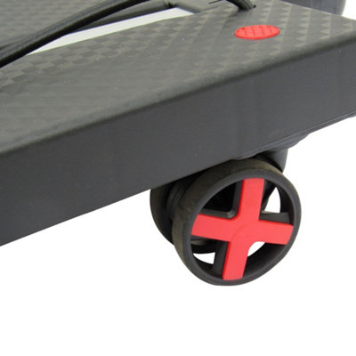 Foldable Sack Truck - Portable Hand Trolley With Expandable Base, Adjustable Handle & Rubber Wheels, Holds 55 Lbs