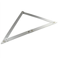 Folding Square 24in Aluminium Ruler Angle Flooring Builders Floor with Case