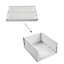 Folding Stackable Wardrobe Storage Basket Cupboard Tabletop Organiser 27 L