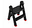 Folding Step Ladder 2 Plastic Non Slip Tread Safety Stool Heavy Duty Ladders
