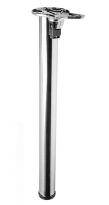 Folding Table Leg 710 mm Diameter 50 mm - Colour Inox - Pack of 6 Price Comparisons | Compare The Build