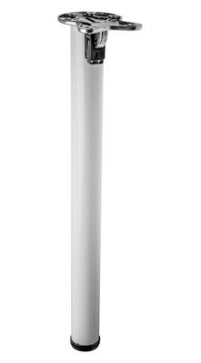 Folding Table Leg 710 mm Diameter 50 mm Colour White Pack of 1
