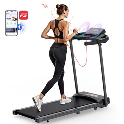 Folding Treadmill with Touch Control, 5% Manual Incline, Digital ...