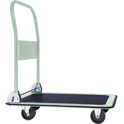 Folding Trolley - 150 kg load capacity - white