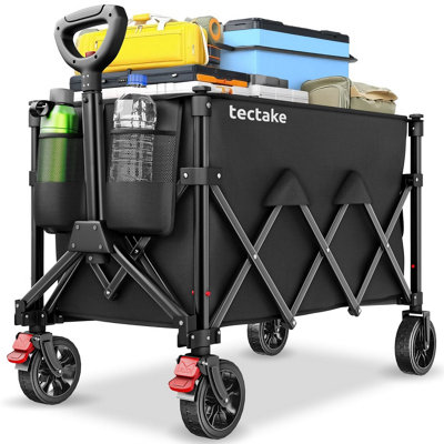 Folding Trolley RollRider with Telescopic Handle & Front Swivel Wheels ...