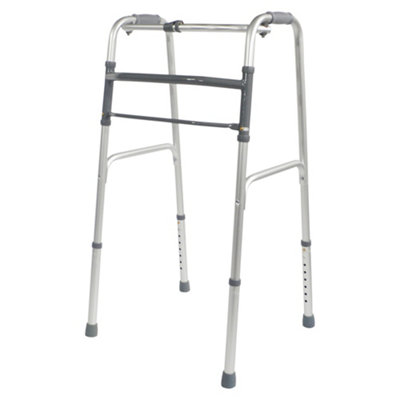 Folding Walking Frame - Lightweight Aluminium - 810 to 1000mm Adjustable Height