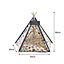 Folding Wood Support Pet Dog Cat Nest Bed Play Tent 50 x 50 x 60 cm