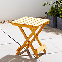 Folding Wooden Side Table - 40cm