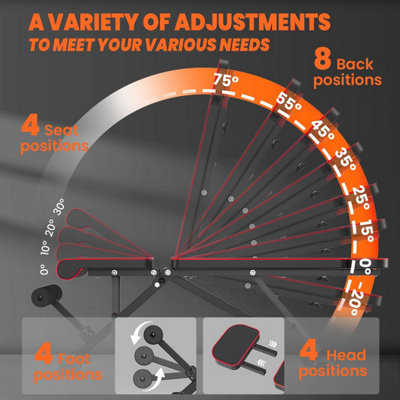 folding-workout-weight-bench-8-backrest-adjustment-with-resistance