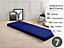 Folding Z Bed Mattress, Tri Folding Guest Bed, Lightweight, Space Saving, Futon Mattress, Navy Blue