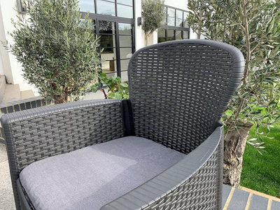 Rattan bistro deals sets b&q