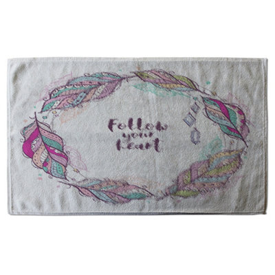 Follow your heart (Bath Towel) / Default Title Price Comparisons | Compare The Build