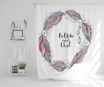 Follow your heart (Shower Curtain) / Default Title Price Comparisons | Compare The Build