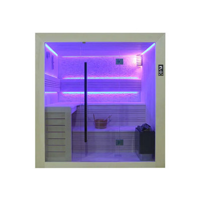 Fonteyn Infrared Sauna Luxor 220  - White Stone - Suitable for 5 people