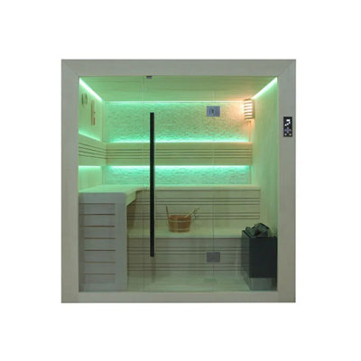 Fonteyn Infrared Sauna Luxor 220  - White Stone - Suitable for 5 people